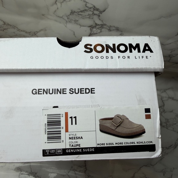 Women’s Sonoma Goods For Life Neesha Mule Clogs Taupe US Size 11 - Picture 8 of 10